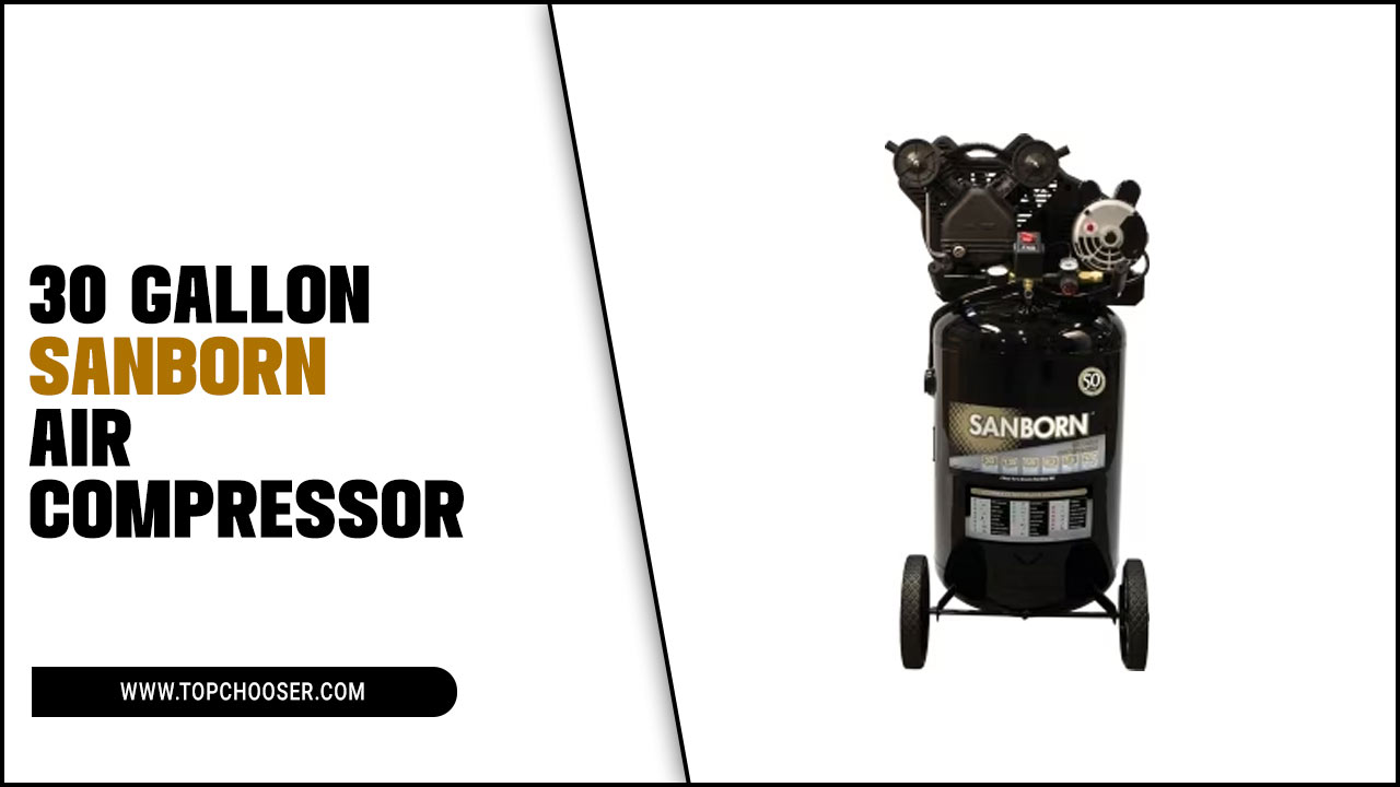 30 Gallon Sanborn Air Compressor 