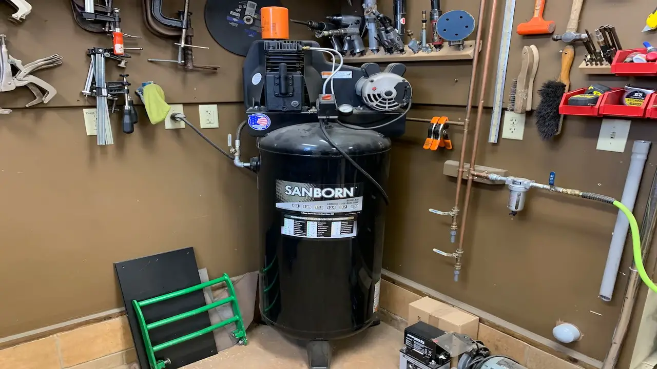 Connecting The Power Cord To The Air Compressor