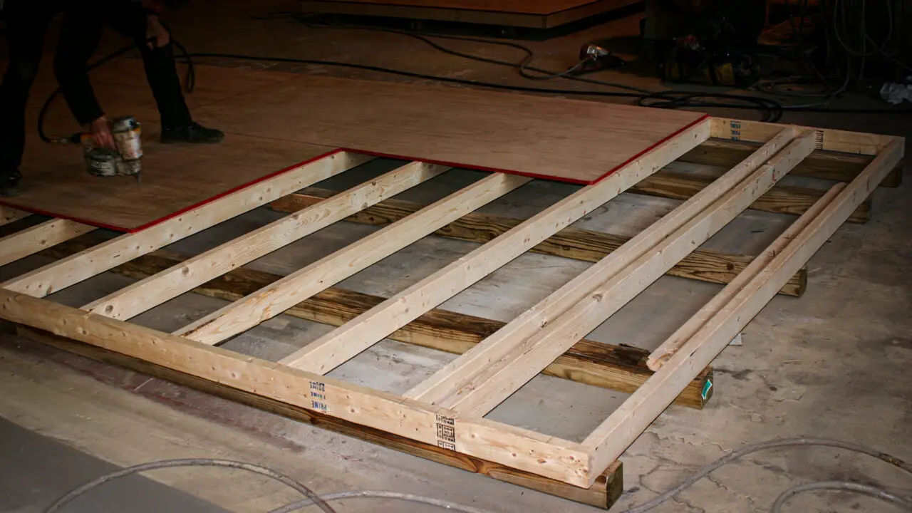 How To Build Shed Floor Joist Span