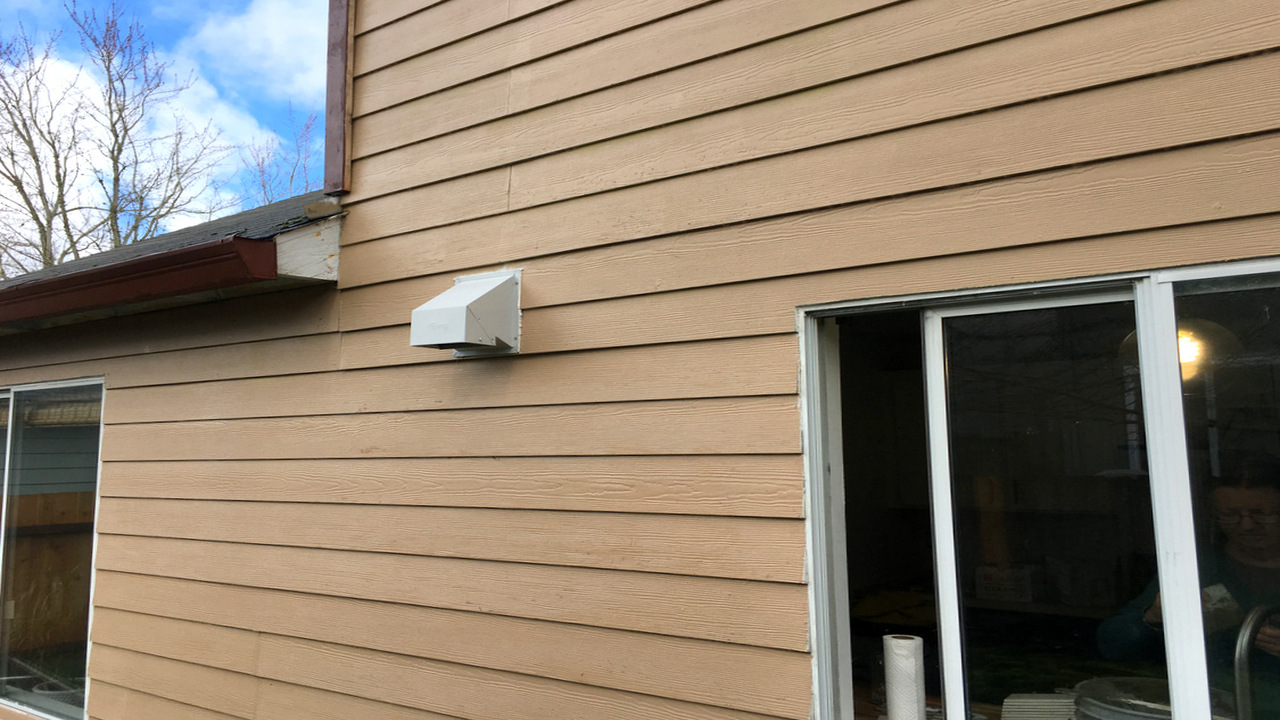 Install The Vent Hood On The Exterior Of Your Home