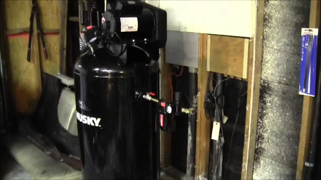 Installation Process Of The Husky Air Compressor 60 Gallon