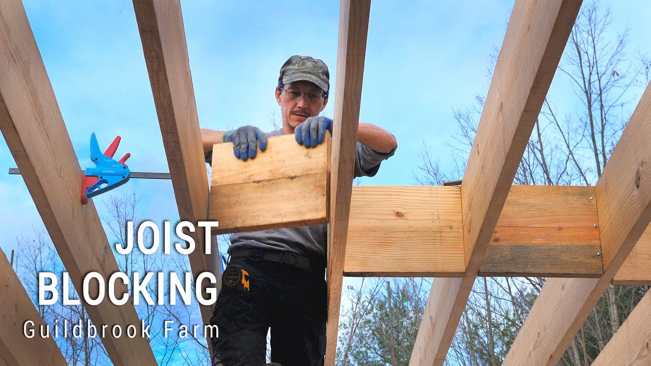 Installing Blocking Between Floor Joists