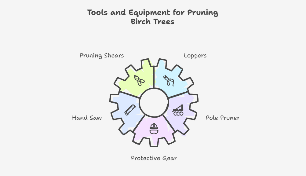 Tools and Equipment for Pruning Birch Trees