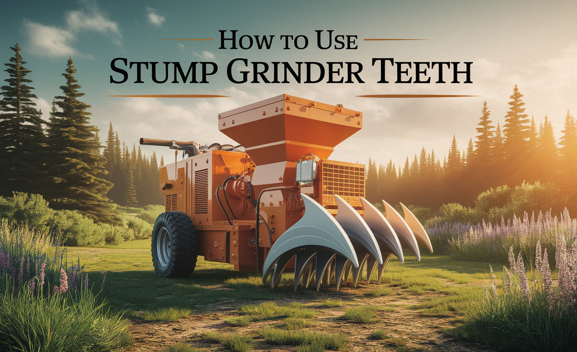How To Use Stump Grinder Teeth