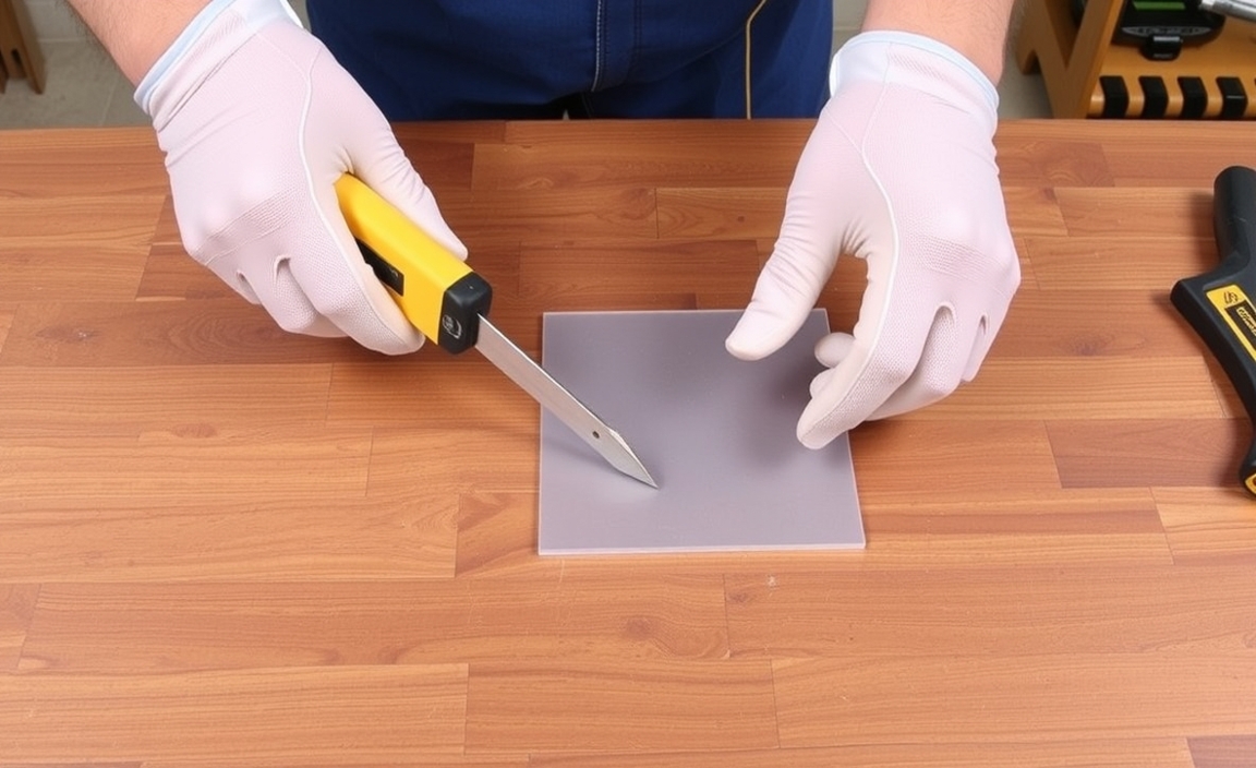 4 Easy Steps to cut ABS plastic without a saw