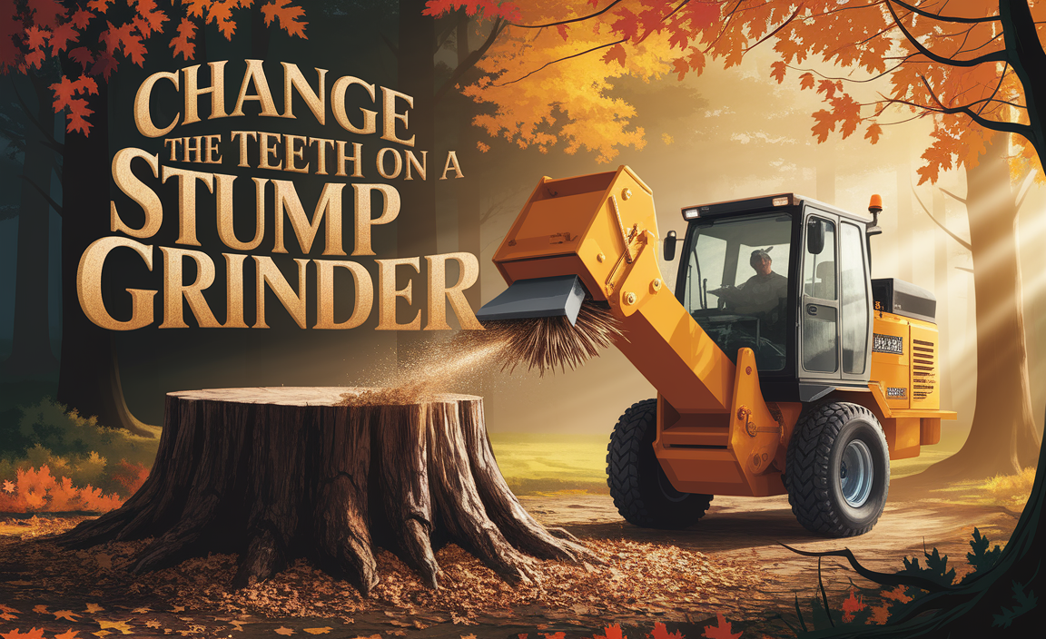 Change The Teeth On A Stump Grinder