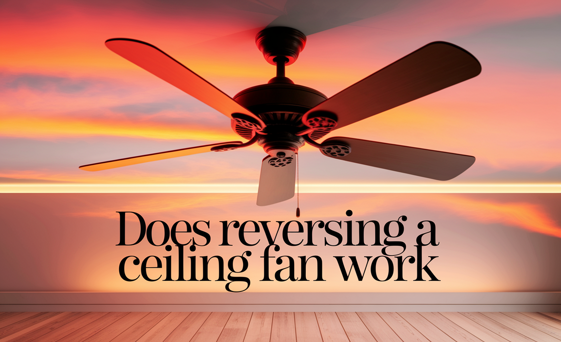 Does Reversing A Ceiling Fan Work