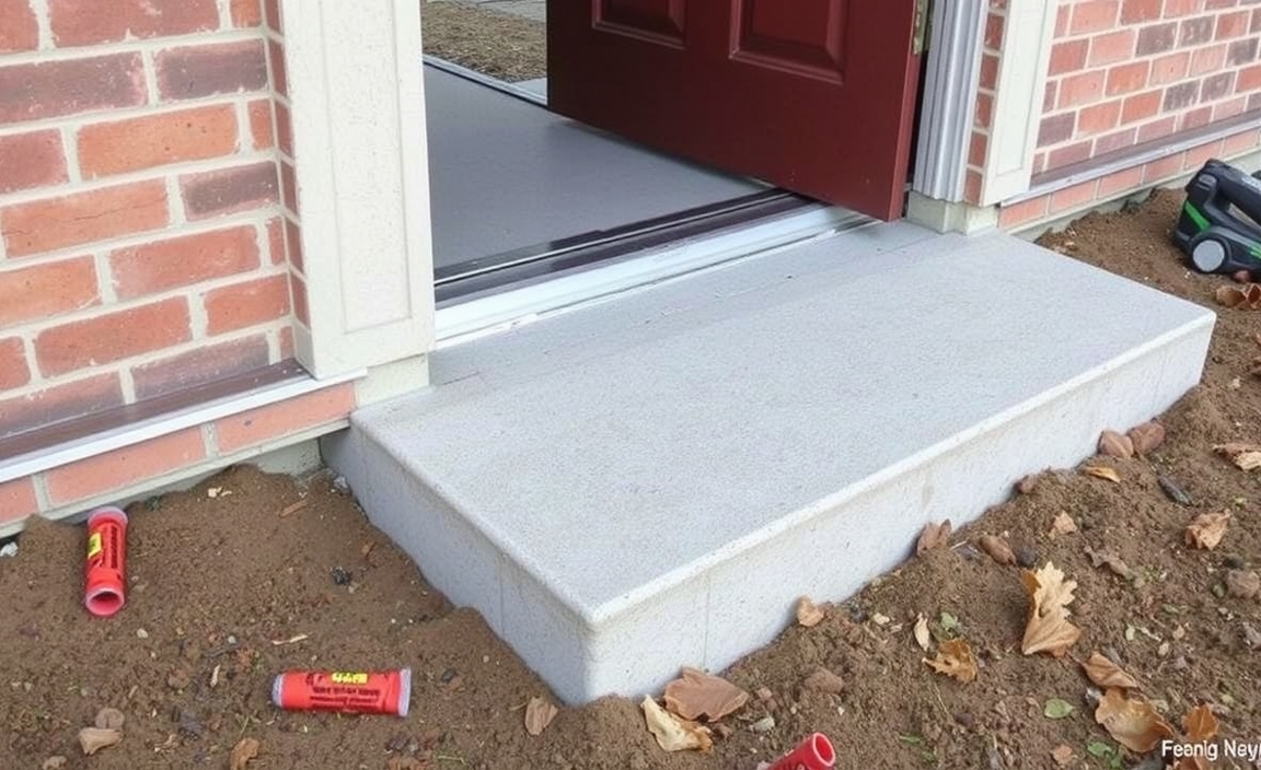 Effective Steps to Secure Door Threshold on Concrete