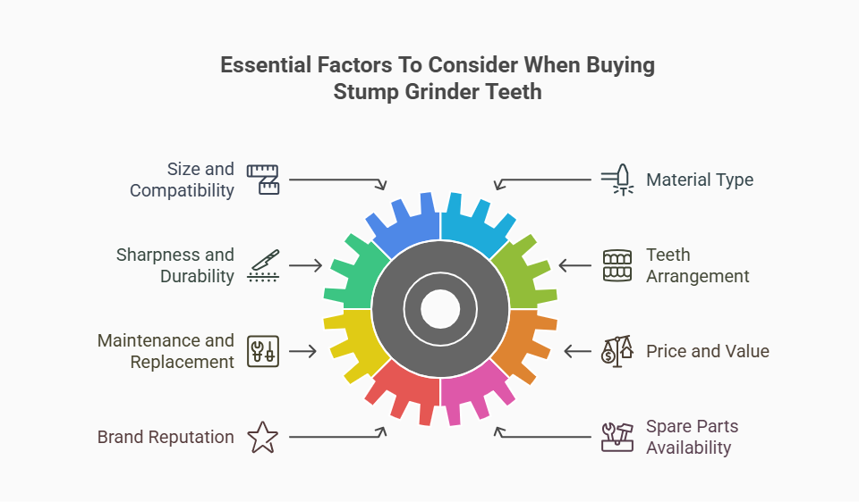 Essential Factors To Consider When Buying Stump Grinder Teeth