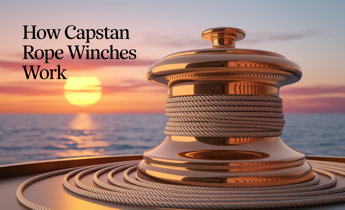 How Capstan Rope Winches Work