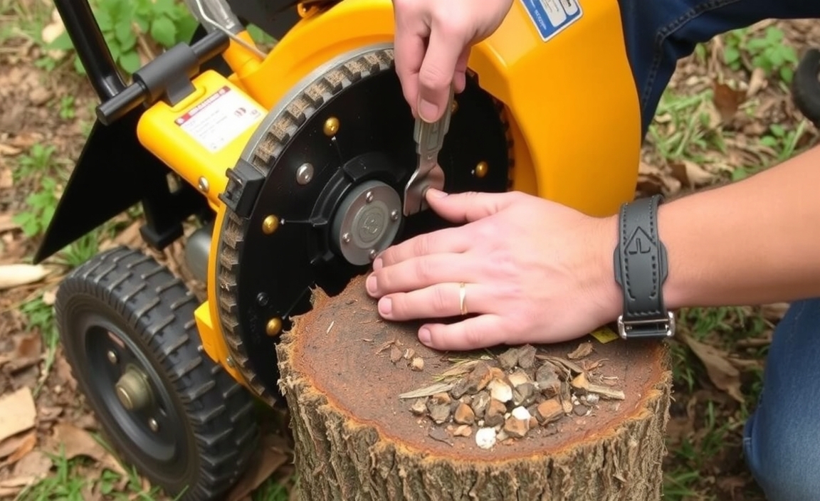 How To Change The Teeth On A Stump Grinder