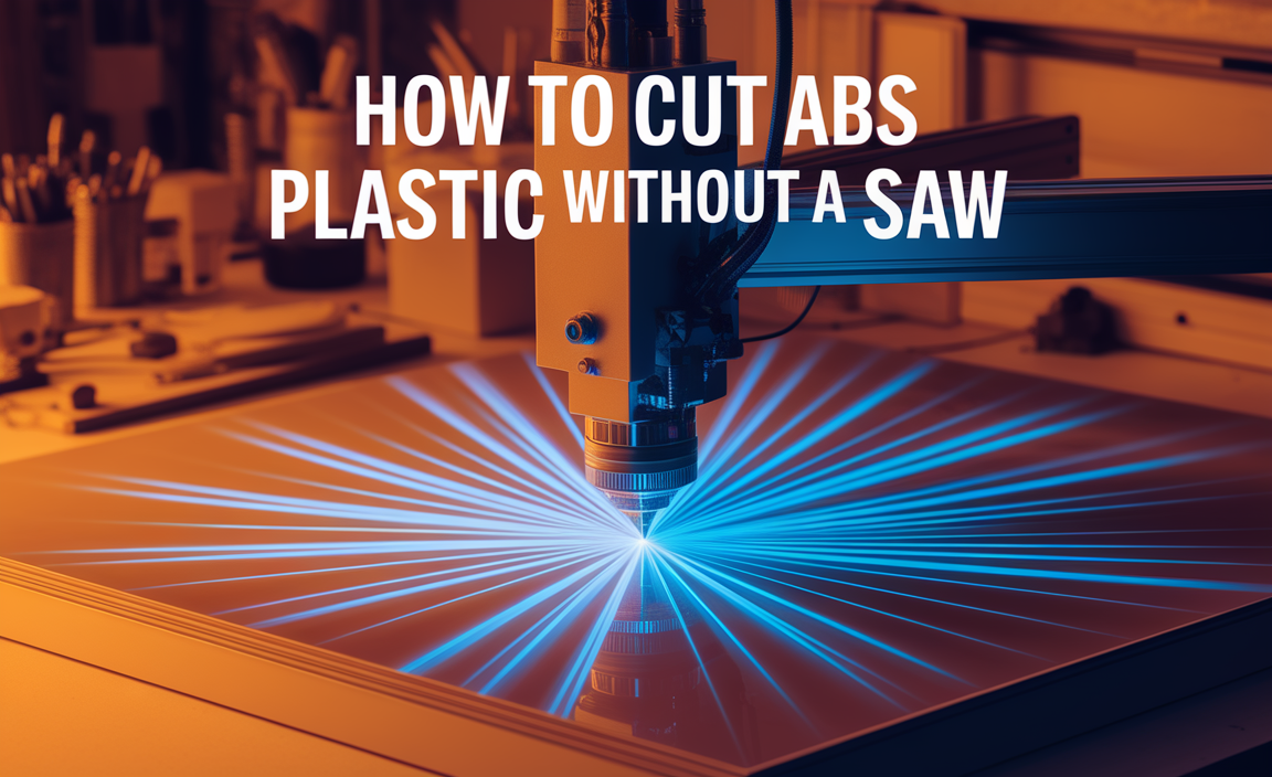 How To Cut ABS plastic Without A Saw