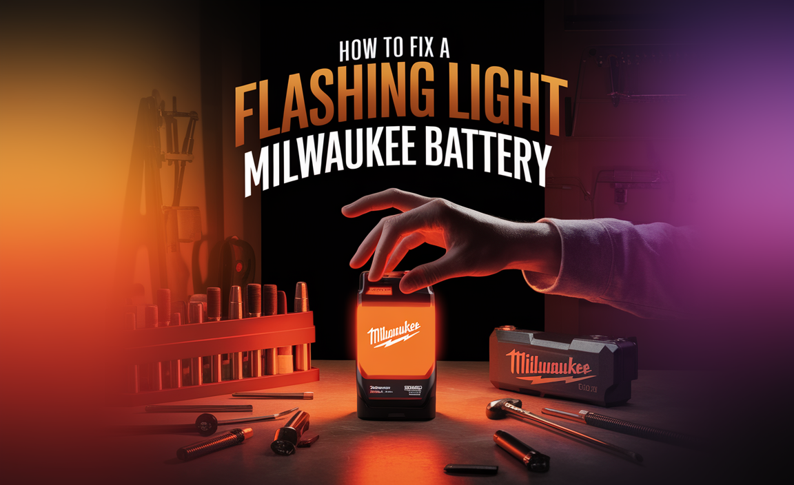 How To Fix A Flashing Light On A Milwaukee Battery