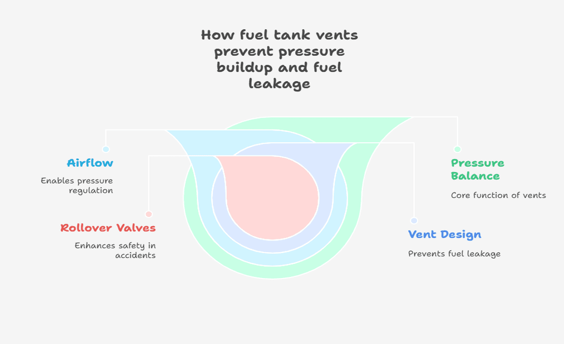 How fuel tank vents prevent pressure buildup and fuel leakage