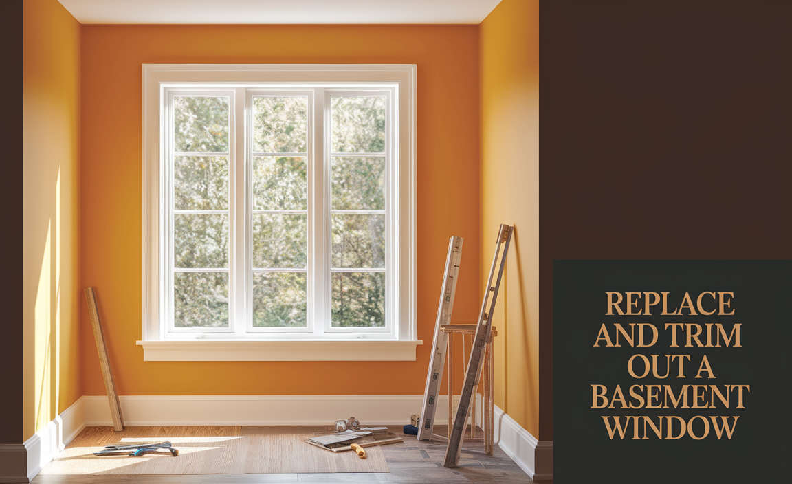 How to Replace and Trim Out a Basement Window