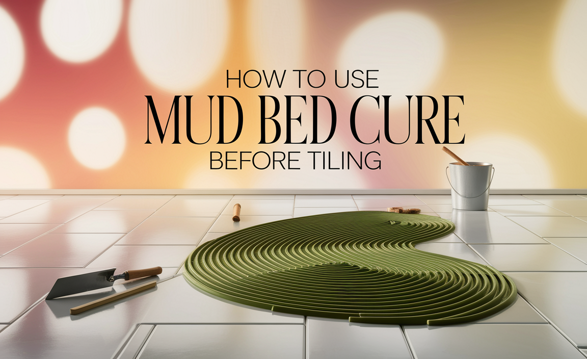 How to Use Mud Bed Cure Before Tiling