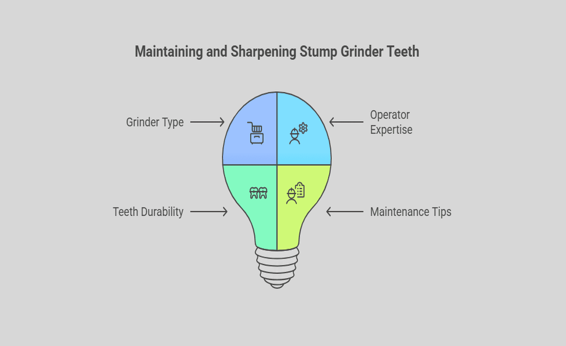 Maintaining and Sharpening Stump Grinder Teeth