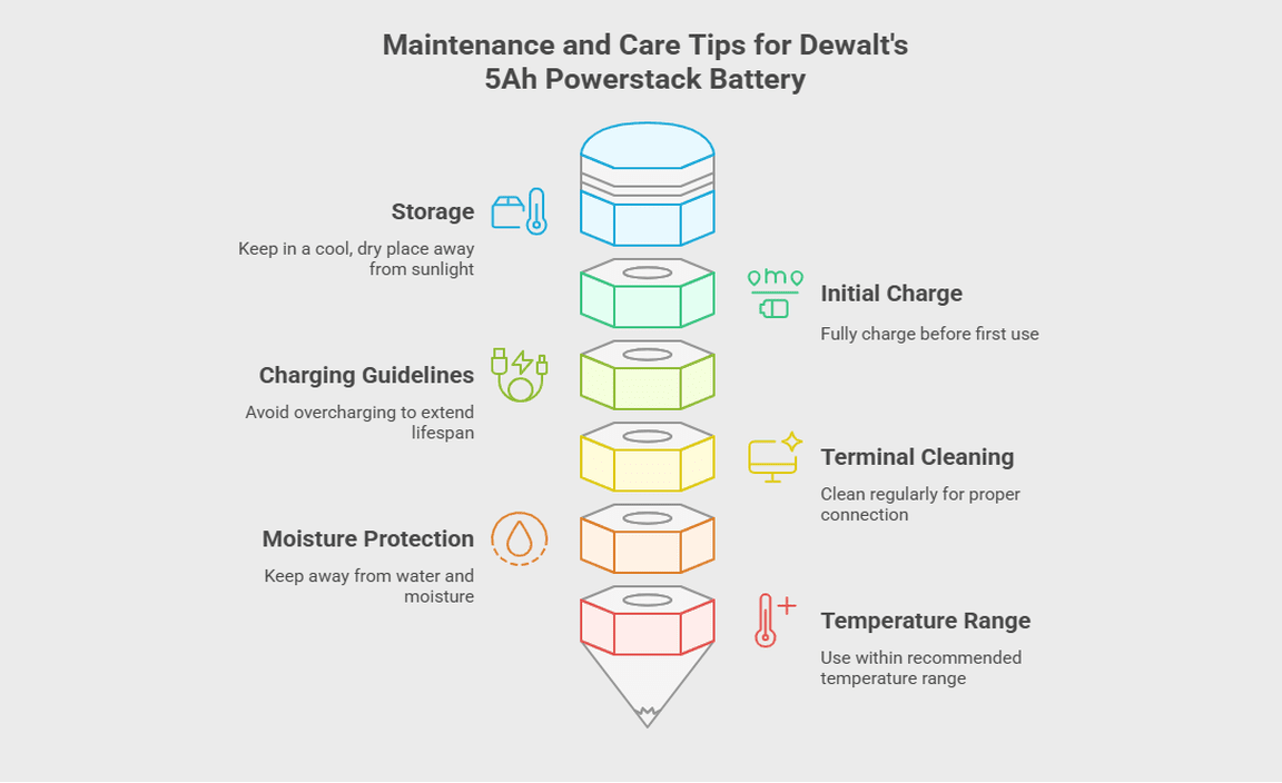 Maintenance and Care Tips for Dewalt's 5Ah Powerstack Battery