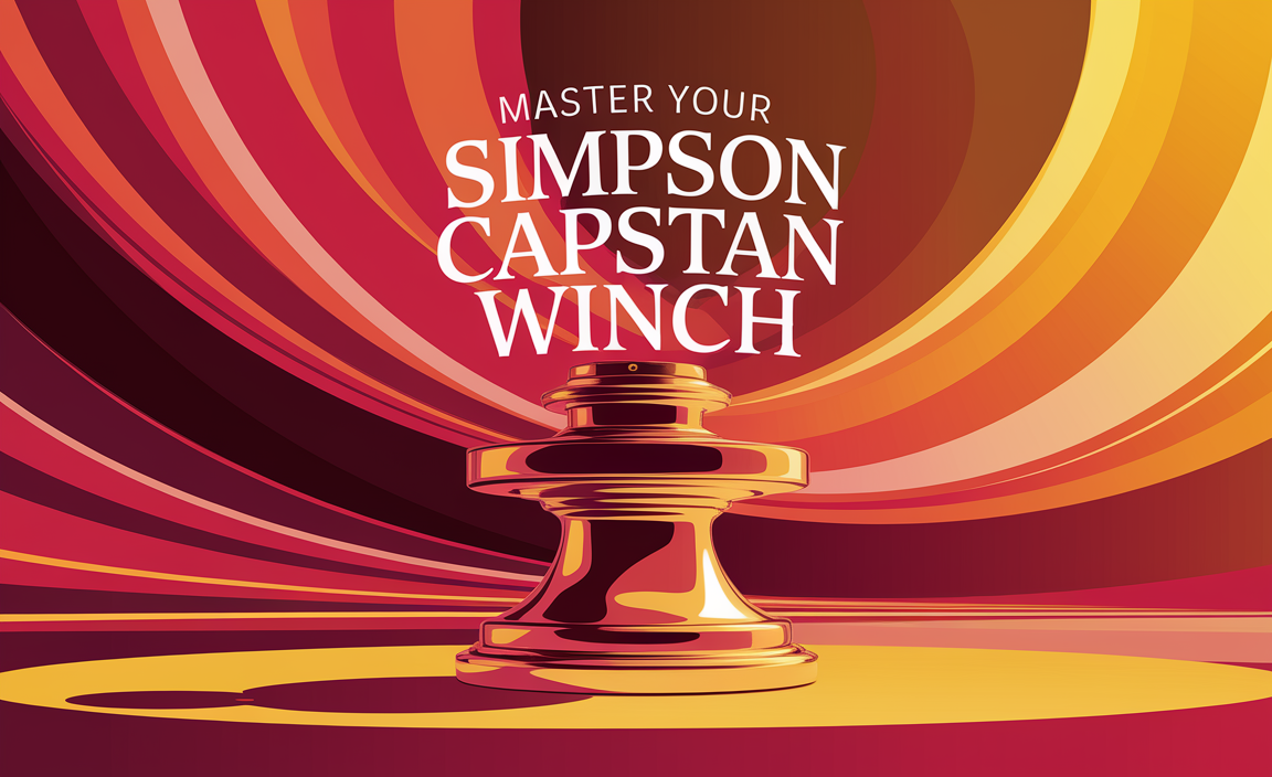 Master Your Simpson Capstan Winch