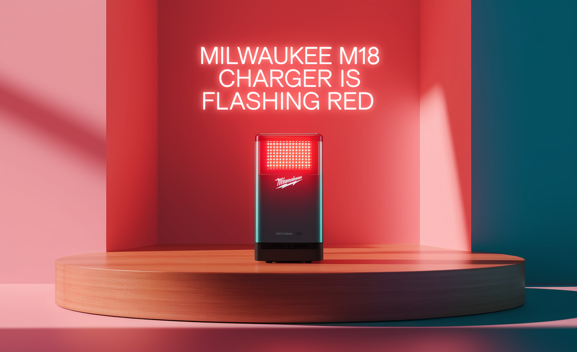 Milwaukee M18 Charger Is Flashing Red