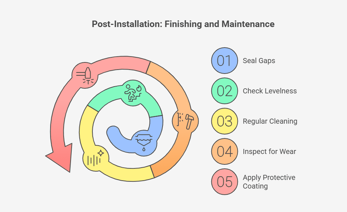 Post-Installation Finishing and Maintenance