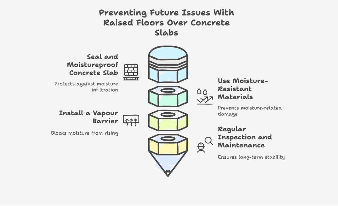 Preventing Future Issues With Raised Floors Over Concrete Slabs