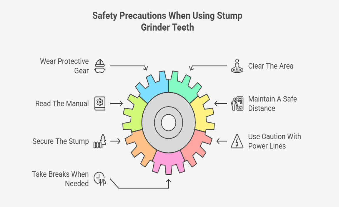 Safety Precautions When Using Stump Grinder Teeth