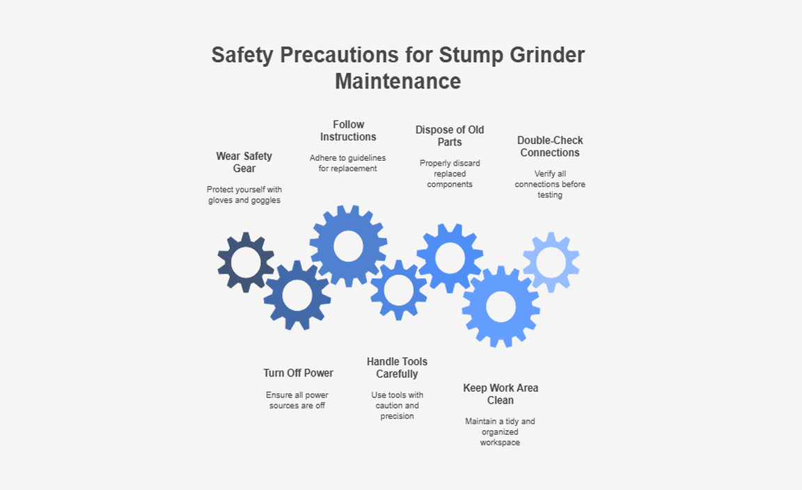 Safety precautions to take during the replacement process