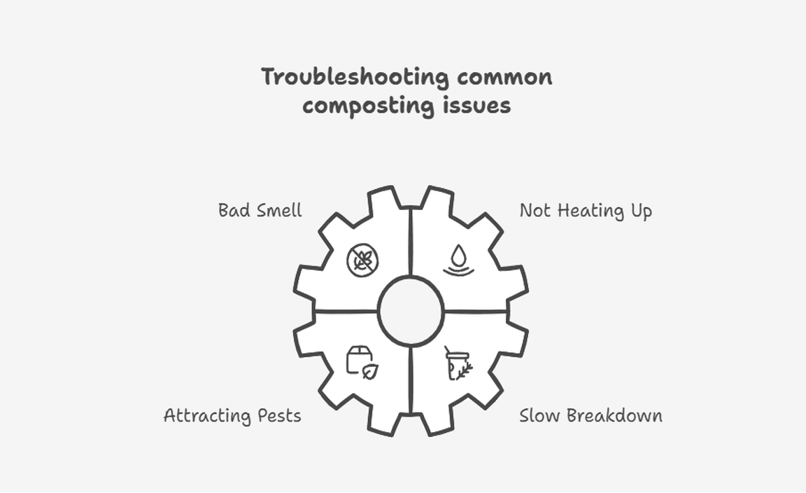 Troubleshooting common composting issues