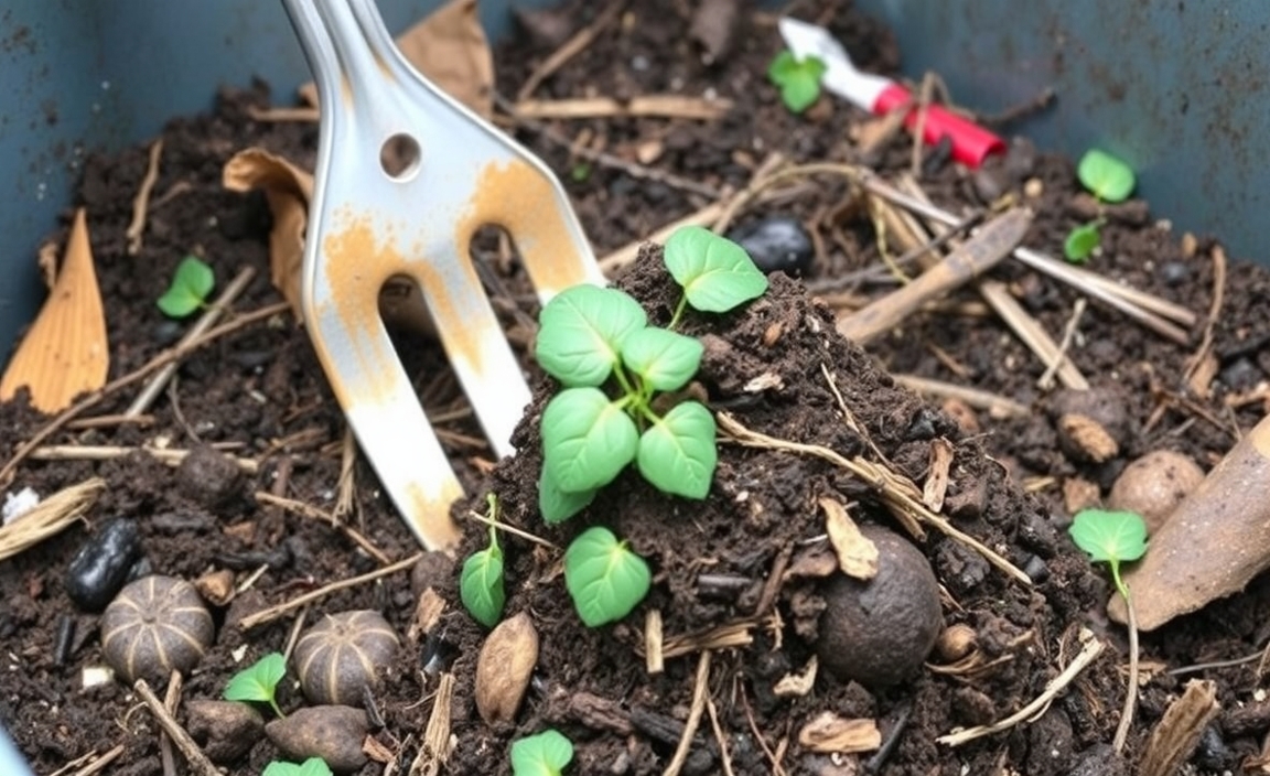 Turning and Harvesting Compost