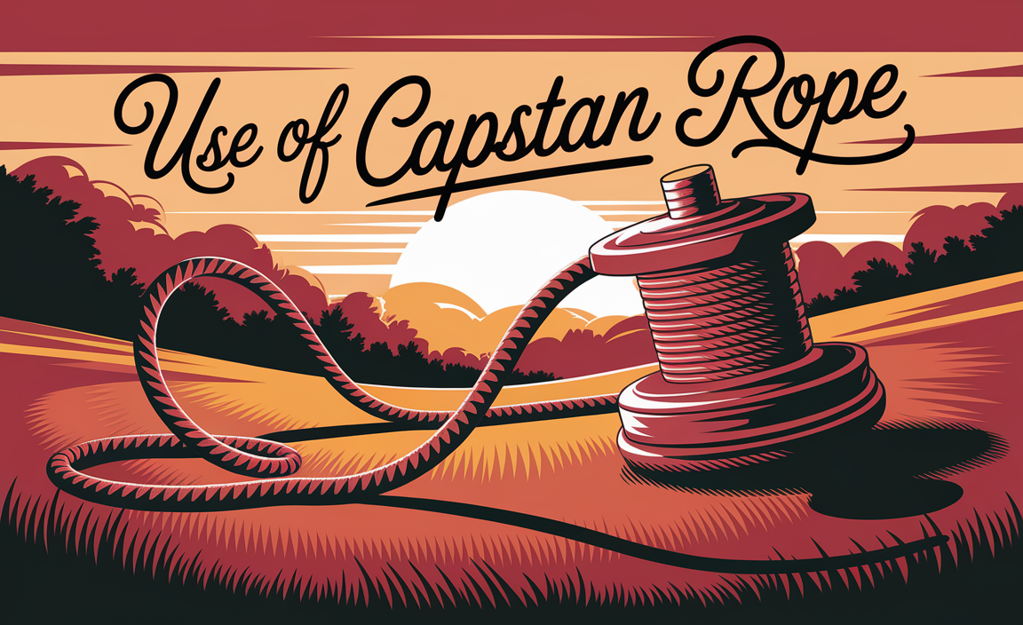Use Of Capstan Rope