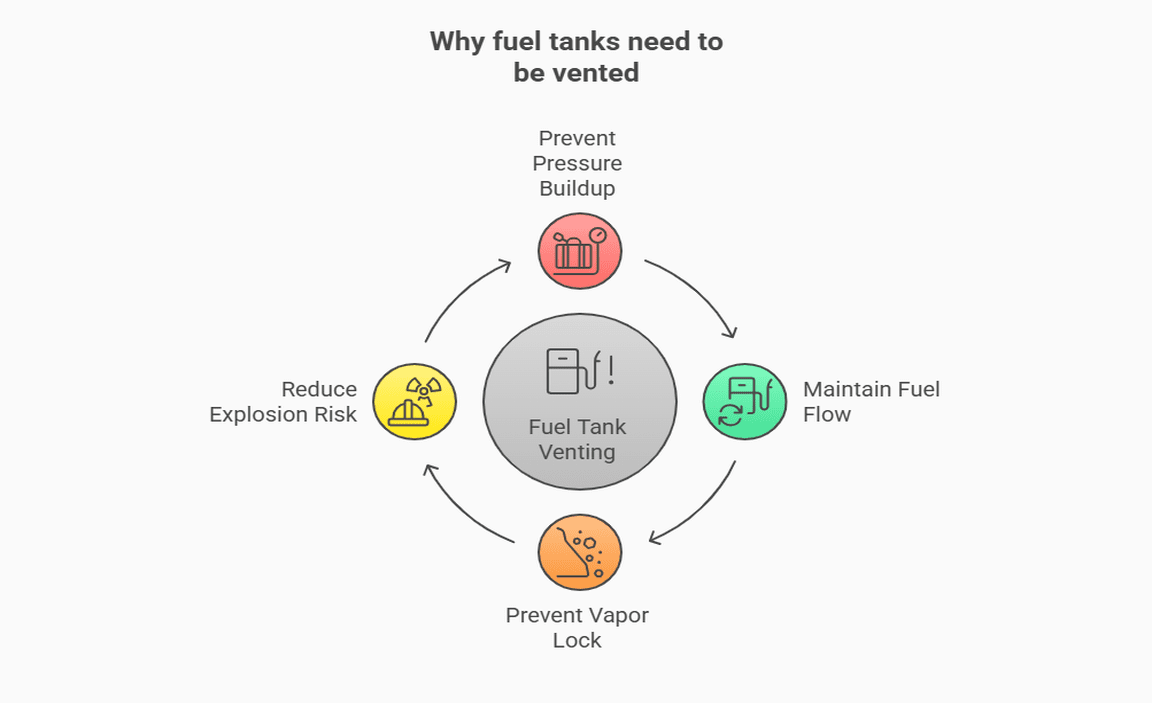 Why fuel tanks need to be vented