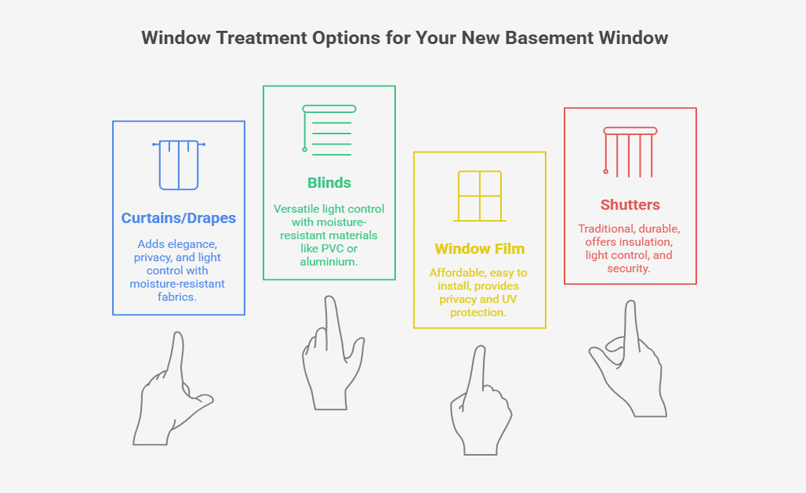 Window Treatment Options for Your New Basement Window