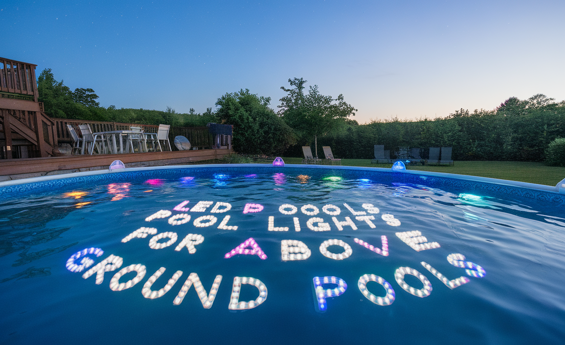 Led Pool Lights For Above Ground Pools