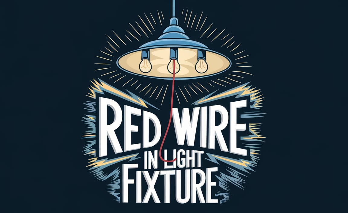 Red Wire In Light Fixture