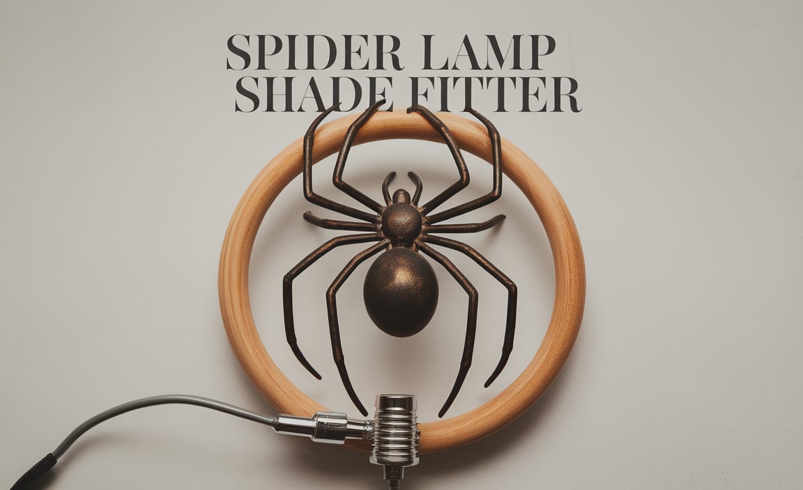 Spider Lamp Shade Fitter