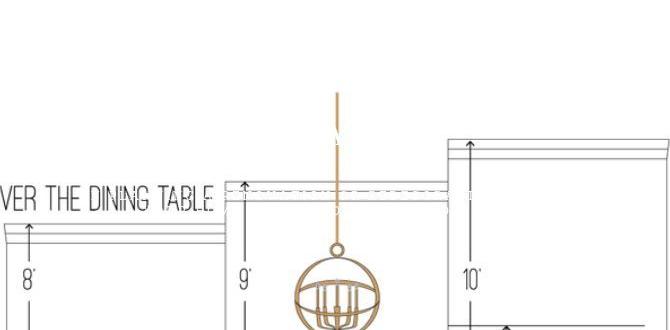 how high should a light fixture be above a table how high should a light fixture be above a table