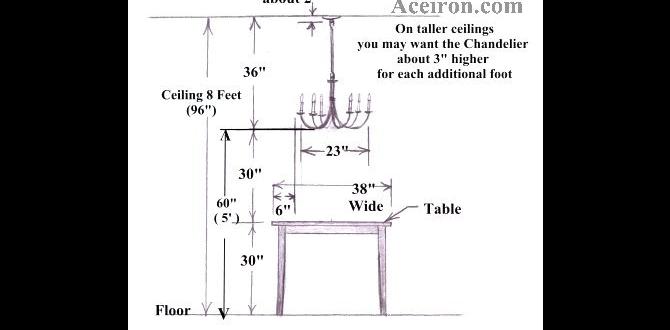how to choose a chandelier size