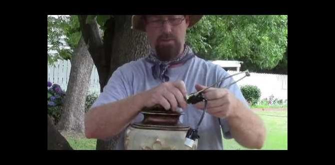 how to fix a wobbly lamp shade