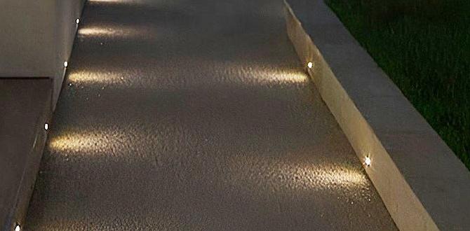 recessed lights for stairs