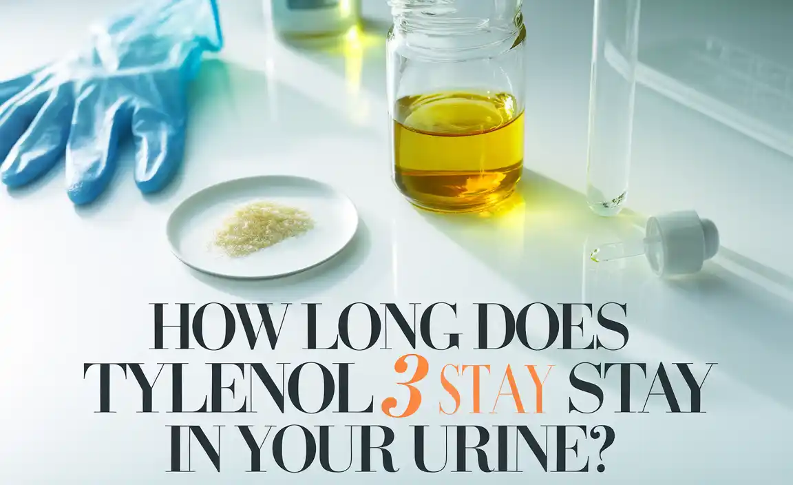 How Long Does Tylenol 3 Stay In Your Urine