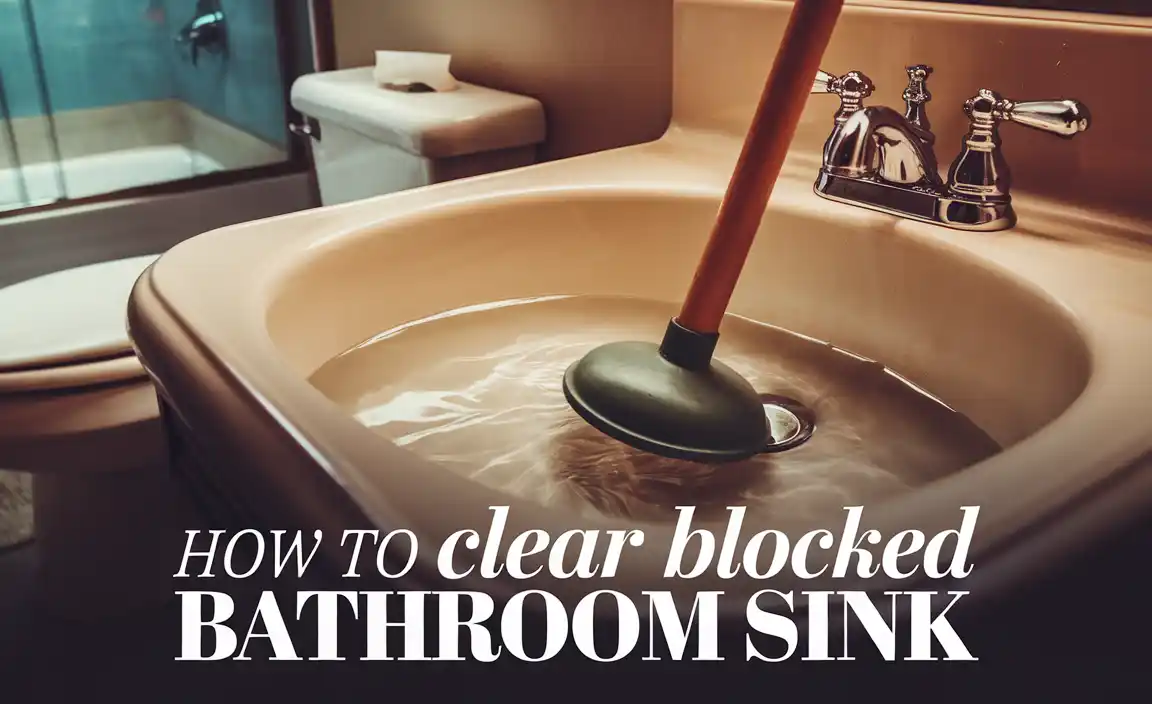 How To Clear Blocked Bathroom Sink