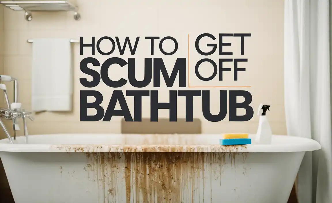 How To Get Scum Off Bathtub