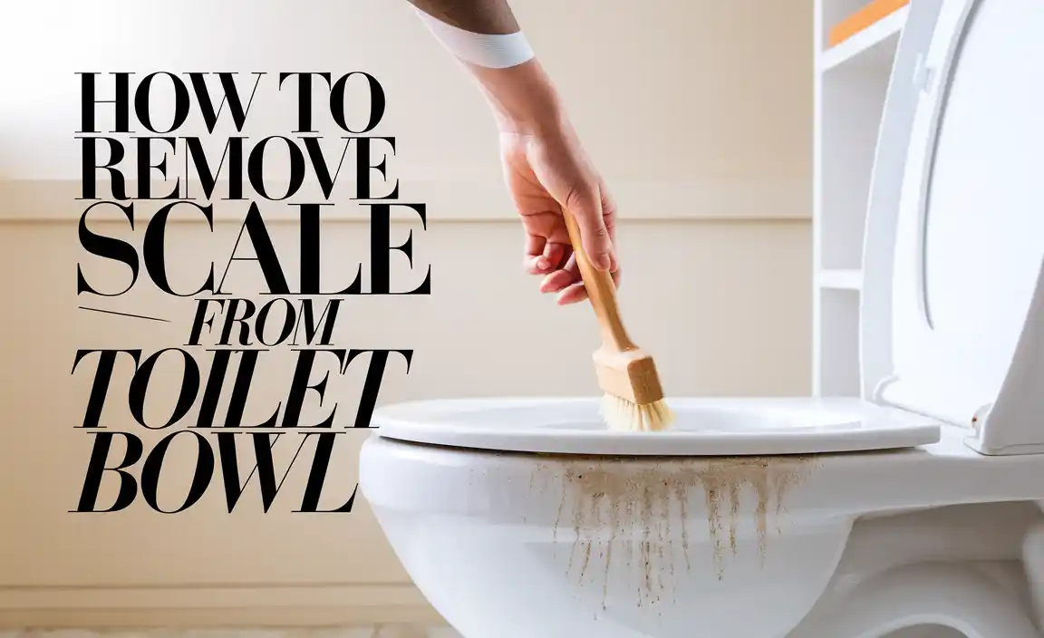 How To Remove Scale From Toilet Bowl