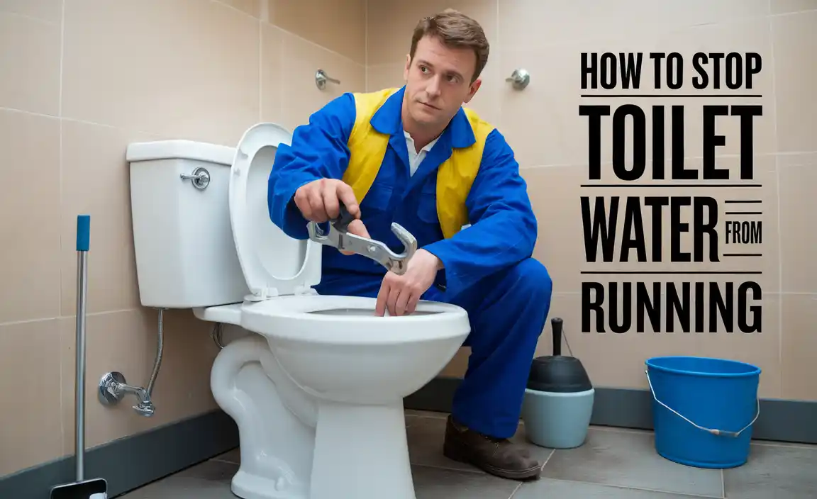 How To Stop Toilet Water From Running
