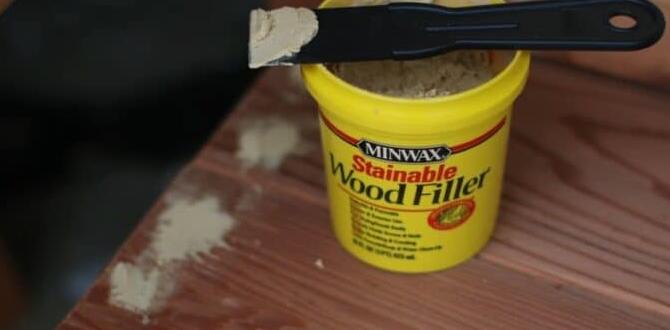 how to fill in screw holes in wood