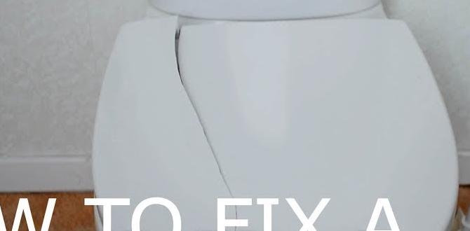 how to fix a toilet lid