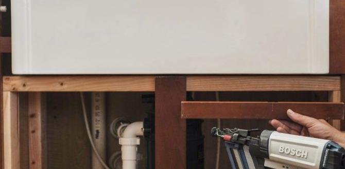 how to install a farmers sink