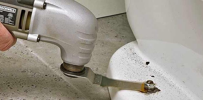 how to loosen a rusted bolt on a toilet seat