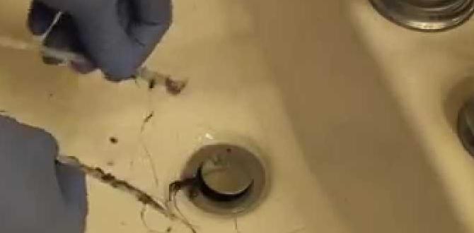 how to unclog bathroom sink clogged with hair